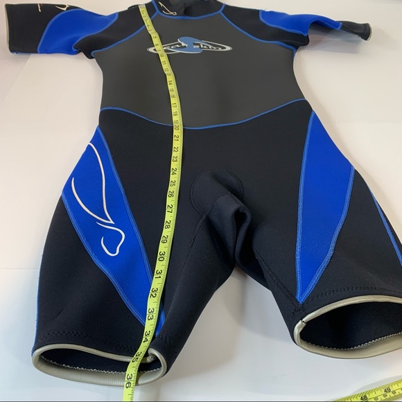 U.S. Divers Shorty Wetsuit Mens SzS Back Zipper - Picture 7 of 11